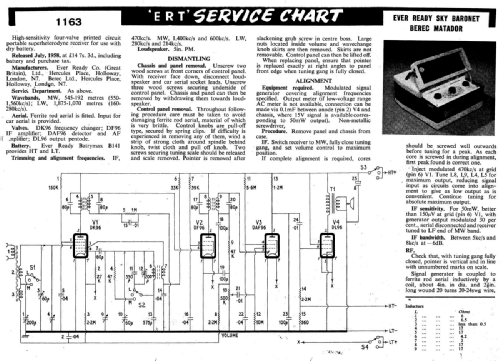 Sky Baronet ; Ever Ready Co. GB (ID = 58504) Radio