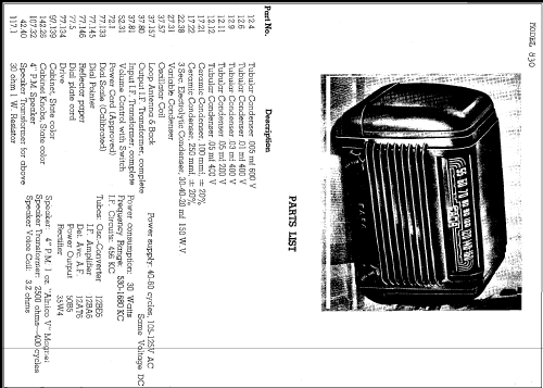 830M 'Fada-Scope' ; Fada Radio & (ID = 1665224) Radio