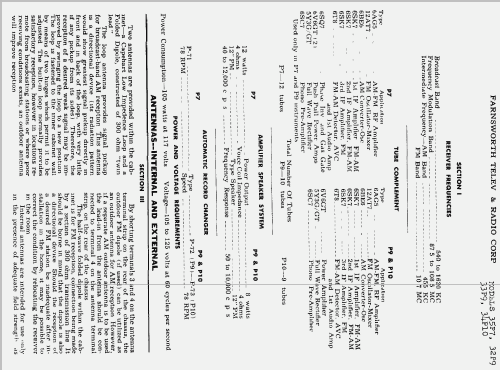 Capehart 1002-F Ch= P8, changer P71; Farnsworth (ID = 352289) Radio