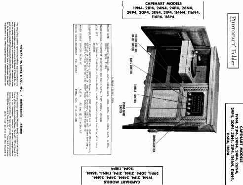 Capehart 21P4 Chippendale ; Farnsworth (ID = 464534) Radio