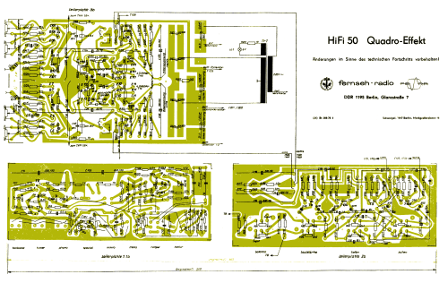 HIFI 50 Quadro-Effekt; Fernseh-Radio Berlin (ID = 2476163) Ampl/Mixer