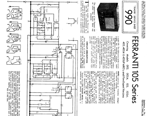 105; Ferranti, GB (ID = 2155520) Radio