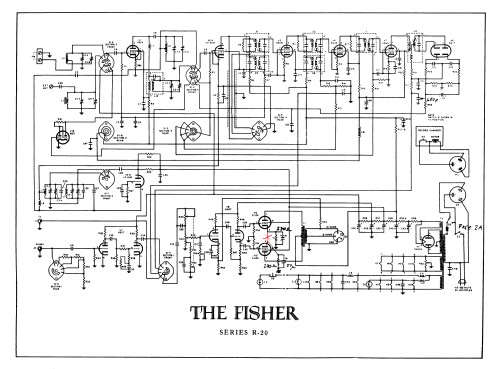 Chassis R-20; Fisher Radio; New (ID = 2576423) Radio