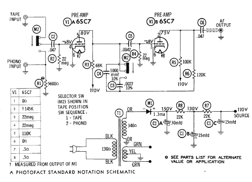 Preamplifier PR-6; Fisher Radio; New (ID = 2600663) Ampl/Mixer