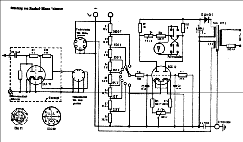 Standard-Röhren-Voltmeter ; Funke, Max, Weida/Th (ID = 896776) Equipment