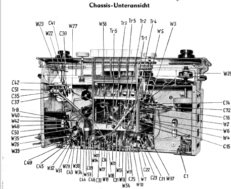 AM/FM Super Dominante W2 1132.7A; Funkwerk Dresden, (ID = 2007008) Radio