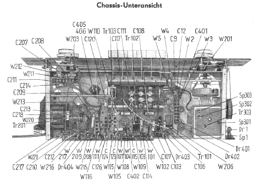 AM/FM-Super Dominante W101 Typ 1132; Funkwerk Dresden, (ID = 1487864) Radio