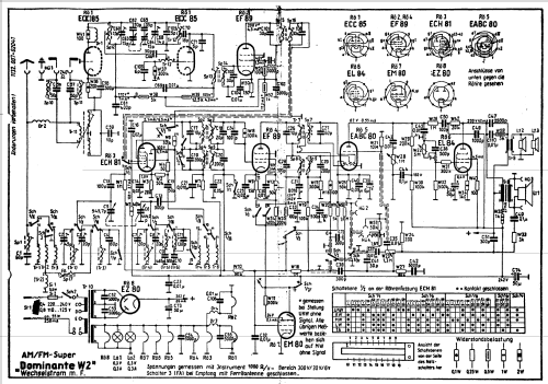 AM/FM-Super Dominante WF2n Typ 1132; Funkwerk Dresden, (ID = 205802) Radio