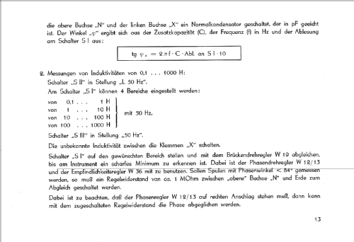 RLC-Messbrücke 221; Funkwerk Dresden, (ID = 539715) Equipment