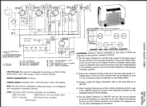 5A4 The Thriftee ; Garod Radio Corp.; (ID = 286069) Radio