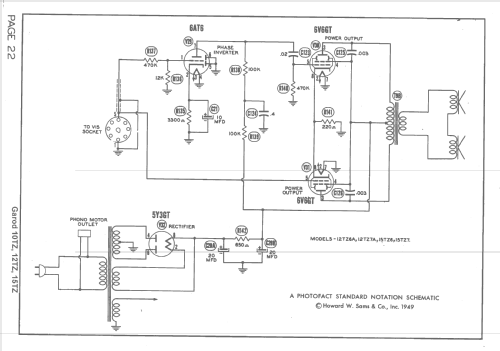 AM FM Television Receiver 12TZ Series 12TZ1; Garod Radio Corp.; (ID = 1451225) TV Radio