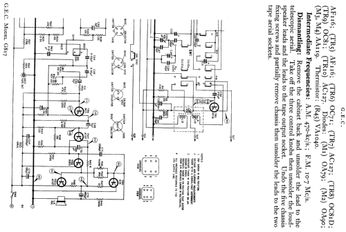 G817; GEC, General (ID = 806624) Radio