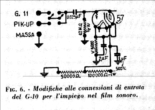 Amplificatore G10; Geloso SA; Milano (ID = 389070) Ampl/Mixer