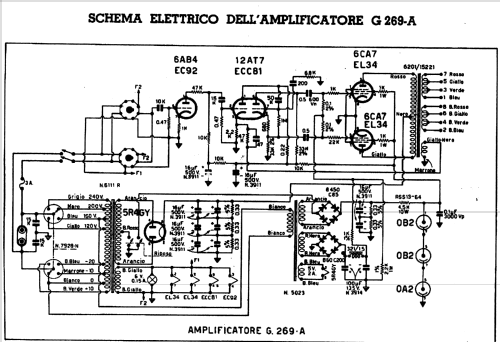 Amplificatore G269-A; Geloso SA; Milano (ID = 397326) Ampl/Mixer