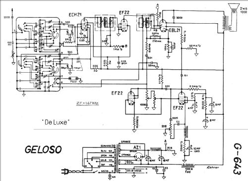 de luxe G643; Geloso SA; Milano (ID = 17775) Radio