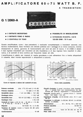 G1/2060-A; Geloso SA; Milano (ID = 2983619) Ampl/Mixer