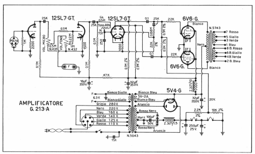 G213A; Geloso SA; Milano (ID = 143711) Ampl/Mixer