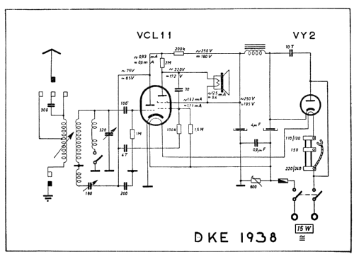 Deutscher Kleinempfänger 1938 DKE38, DKE1938; Gemeinschaftserzeugn (ID = 260798) Radio