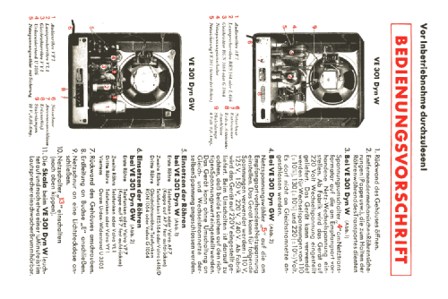 Volksempfänger VE301 Dyn W; Gemeinschaftserzeugn (ID = 252473) Radio
