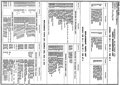 205 ; General Electric Co. (ID = 272127) Radio