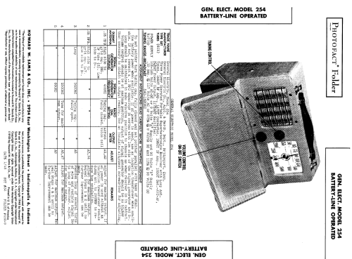 254 ; General Electric Co. (ID = 941932) Radio