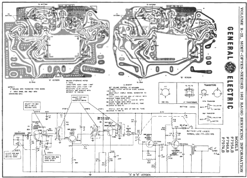 All Transistor P-795B ; General Electric Co. (ID = 158581) Radio