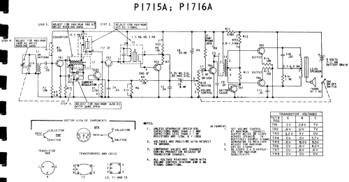 Eight Transistor Accent Line P-1715A; General Electric Co. (ID = 1898361) Radio