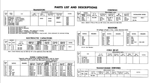 Seven Transistor P776B ; General Electric Co. (ID = 2221526) Radio