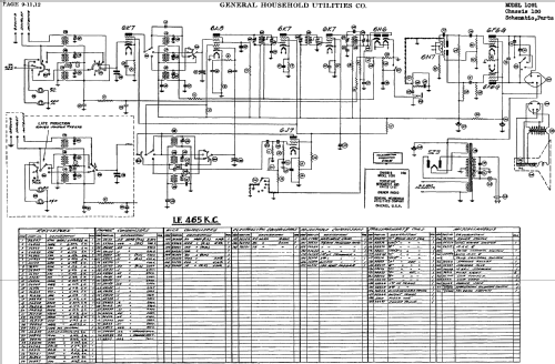 Grunow 1091 Teledial Ch= 10-G; General Household (ID = 683230) Radio