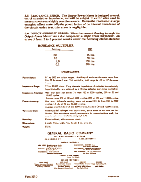 Output Meter 583-A; General Radio (ID = 2952088) Equipment