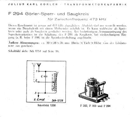Sperr- und Saugkreis F294; Görler, J. K.; (ID = 1247864) mod-past25