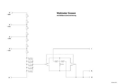 Wewattmeter ; Gossen, P., & Co. KG (ID = 1135200) Equipment