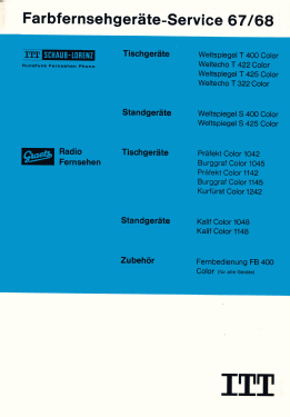 Burggraf Color 1045; Graetz, Altena (ID = 2912611) Television