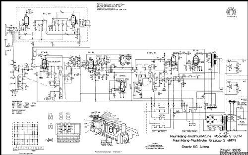 Grazioso Raumklang-Musiktruhe S-4617-1; Graetz, Altena (ID = 717689) Radio