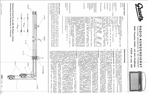 Page de Luxe 1235; Graetz, Altena (ID = 21779) Radio