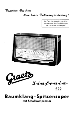 Sinfonia 522; Graetz, Altena (ID = 2943501) Radio