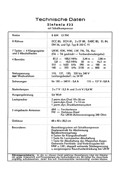 Sinfonia 522; Graetz, Altena (ID = 2943507) Radio