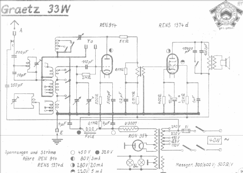 Graetzor 33W; Graetz Radio, Berlin (ID = 919692) Radio