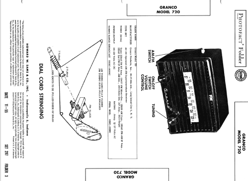 720 ; Granco Products, Inc (ID = 2667944) Radio