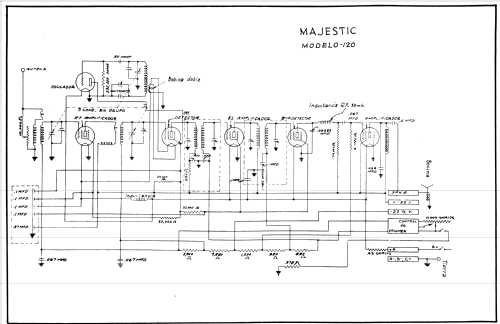 Majestic 121 ; Grigsby-Grunow - (ID = 1519537) Radio