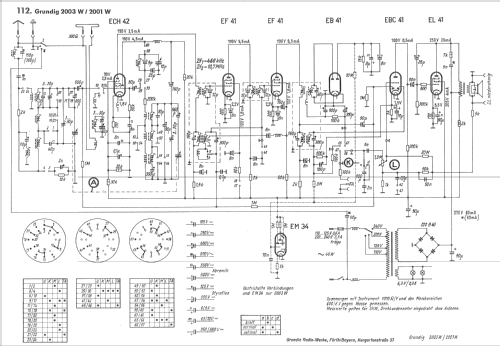 2001W; Grundig Radio- (ID = 601976) Radio