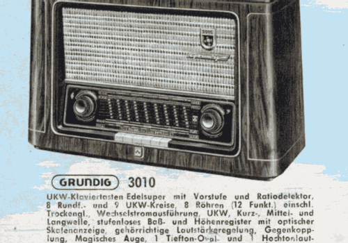 3010; Grundig Radio- (ID = 2078521) Radio