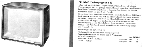 59T20; Grundig Radio- (ID = 1525230) Television