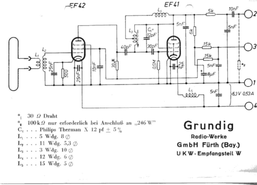 76W; Grundig Radio- (ID = 22038) Adapteur