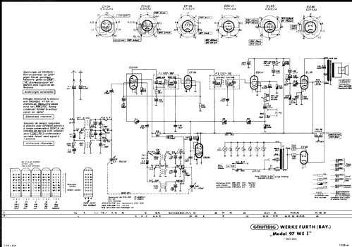 97WE1 ; Grundig Radio- (ID = 625509) Radio