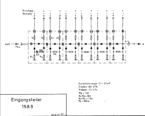 Antennenmessempfänger ME6 Typ 158; Grundig Radio- (ID = 1321242) Equipment