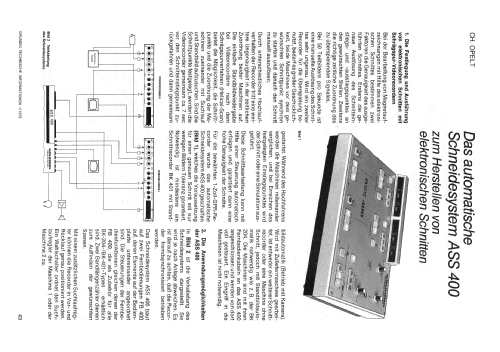 Schneidesystem ASS 400; Grundig Radio- (ID = 2078224) TV-studio