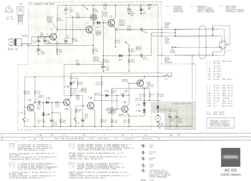 Auto Cassetten Tonbandgerät AC125; Grundig Radio- (ID = 402573) R-Player