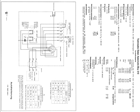 Automatic-Boy 210; Grundig Radio- (ID = 174525) Radio