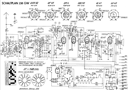 238GW; Grundig Radio- (ID = 500176) Radio